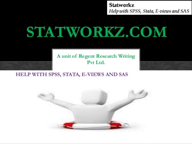 Statworkz Com Helphelp With Spss Stata E Views And Sas
