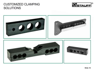CUSTOMIZED CLAMPING
SOLUTIONS
Slide 10
 