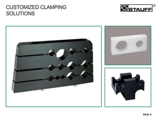CUSTOMIZED CLAMPING
SOLUTIONS
Slide 4
 