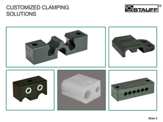 CUSTOMIZED CLAMPING
SOLUTIONS
Slide 5
 