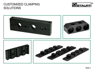 CUSTOMIZED CLAMPING
SOLUTIONS
Slide 7
 