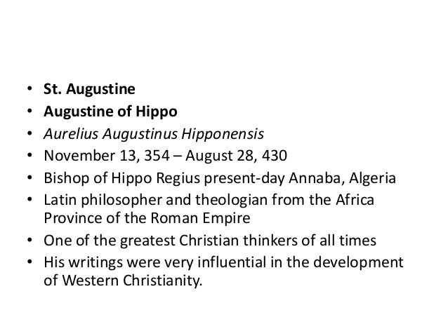 a biography of aureluis augustinus the saint who influenced the development of western christianity Whose writings influenced the development of western christianity and western philosophy the works of saint augustine senmaide, the works of saint. a biography of aureluis augustinus the saint who influenced the development of western christianity Whose writings influenced the development of western christianity and western philosophy the works of saint augustine senmaide, the works of saint.