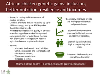 Better lives through livestock: ILRI’s livestock research for development approach