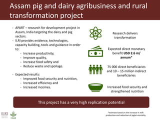 Better lives through livestock: ILRI’s livestock research for development approach