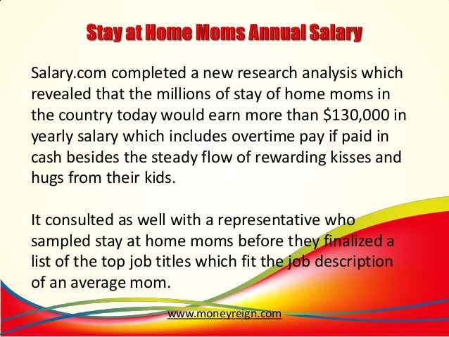 job description for stay at home