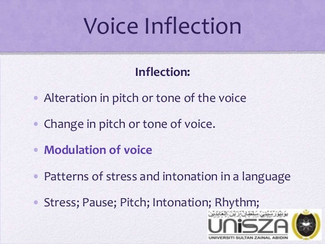 Changes In The Pitch Or Tone Of A Speaker's Voice Are Called Stay calm and talk workshop