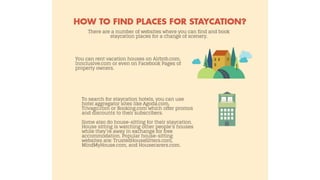 Staycation Mapguide Staycation Planning Guide: Be a Tourist in your Own City | PPTX