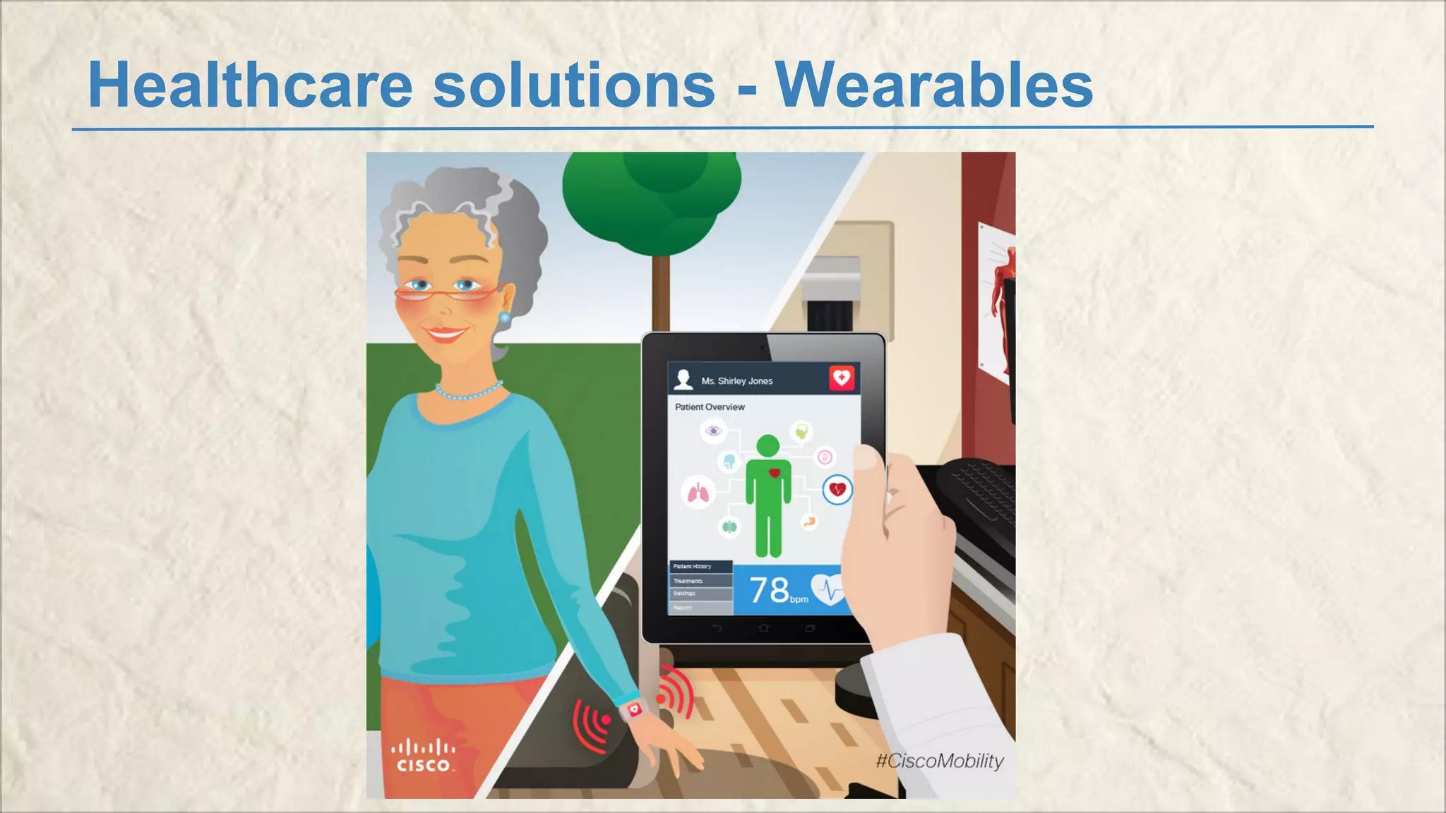 Healthcare solutions - Wearables 
 