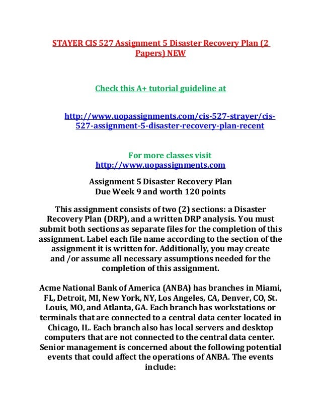 Recovery homework assignments picture