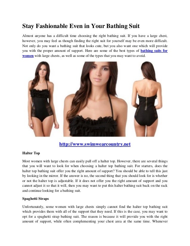 Stay Fashionable Even In Your Bathing Suit