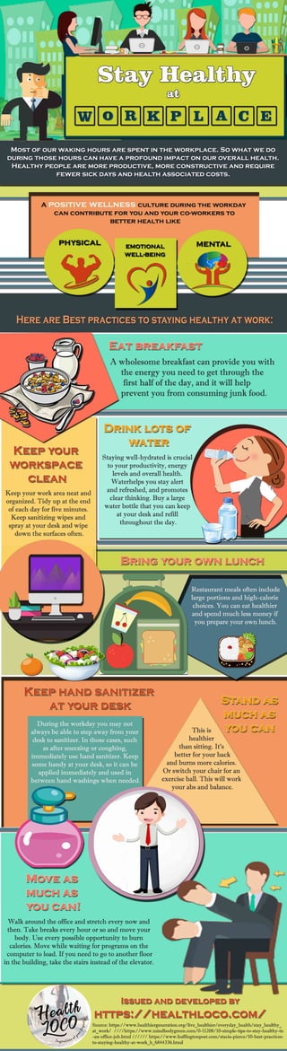 Stay Healthy at Workplace
