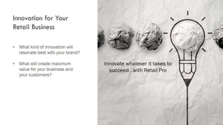Staying ahead of the curve with innovation
