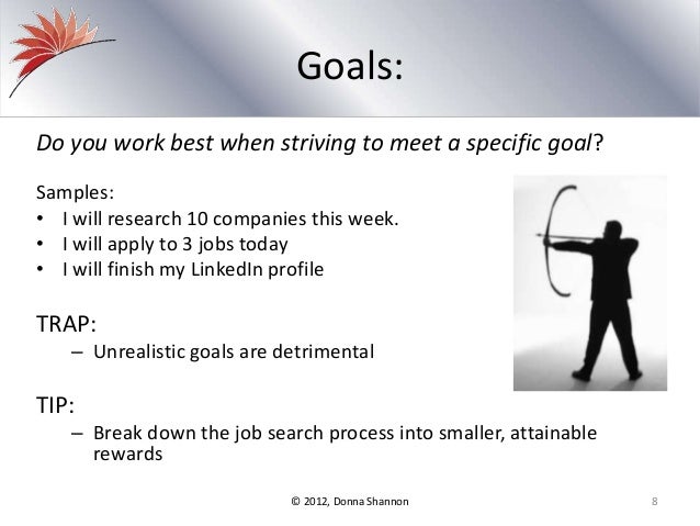 goals for a job