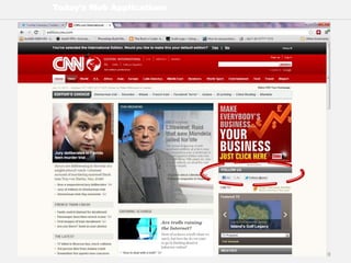 Today’s Web Applications
 