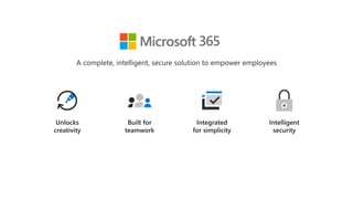 A complete, intelligent, secure solution to empower employees
 