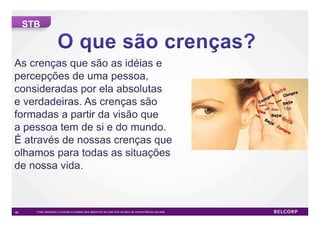 STB




40     *Cada campanha o consultor é evaliado para determinar em qual nível do plano de carreira Belcorp que está.   40
 
