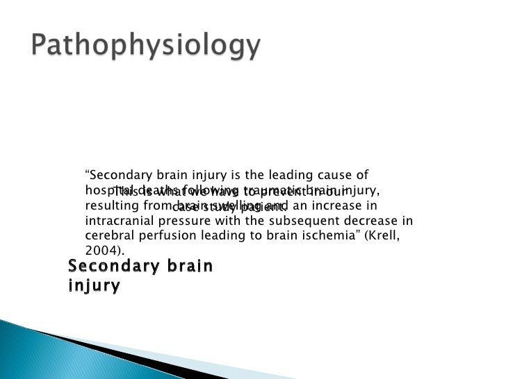Traumatic brain injury case study nursing picture