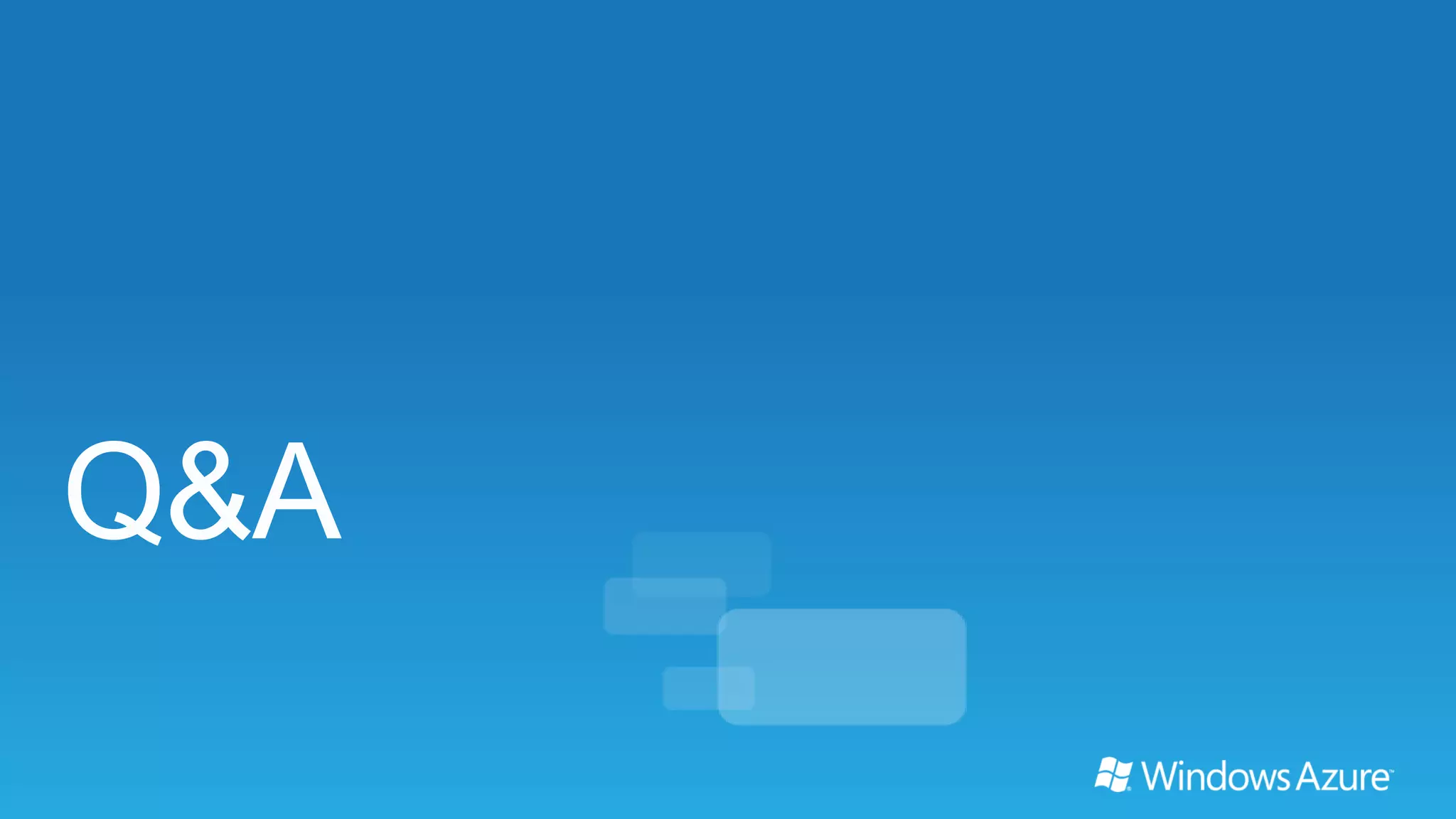 STB Tour - Visão Geral do Windows Azure