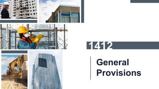 General
Provisions
1412
 