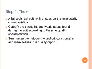 Technical Editing: The Foundation of a Quality Product | PPTX