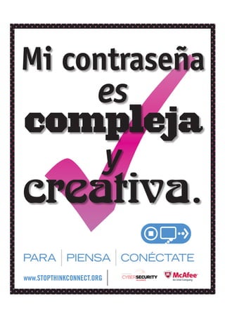 Cybersecurity Awareness (Spanish) posters