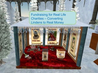 Charity Auction Fundraising for Real Life Charities – Converting Lindens to Real Money 