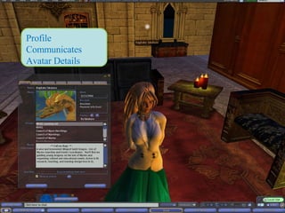 Profile Communicates Avatar Details 