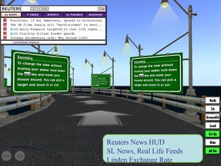Reuters Hud Reuters News HUD SL News, Real Life Feeds Linden Exchange Rate 