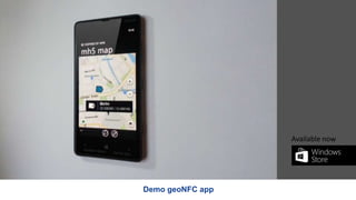 Available now




Demo geoNFC app
 