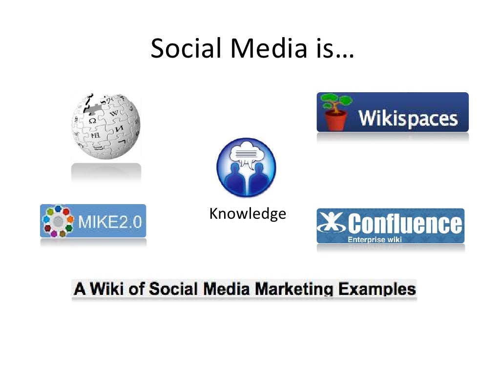 Social Media is… Knowledge