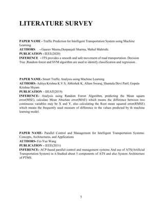 Traffic Prediction for Intelligent Transportation System using Machine ...