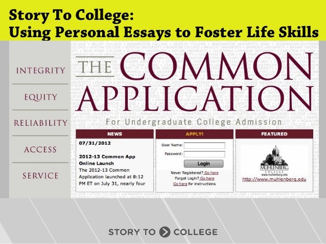 Writing college application essay questions 2012 online