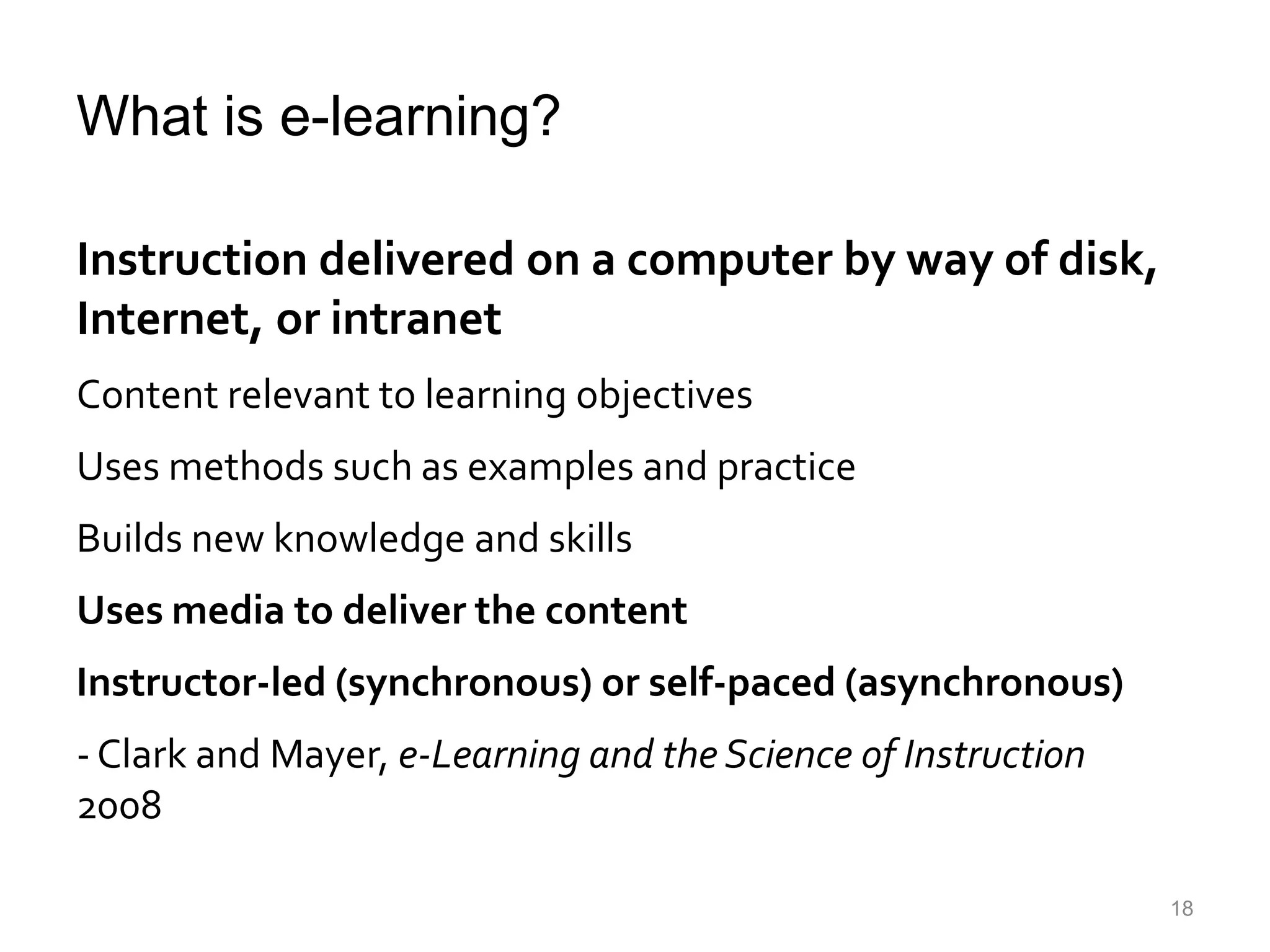 Jack’s favorite modelsThree Priorities for Effective Training:Ensure that learners are highly motivated to learn. 