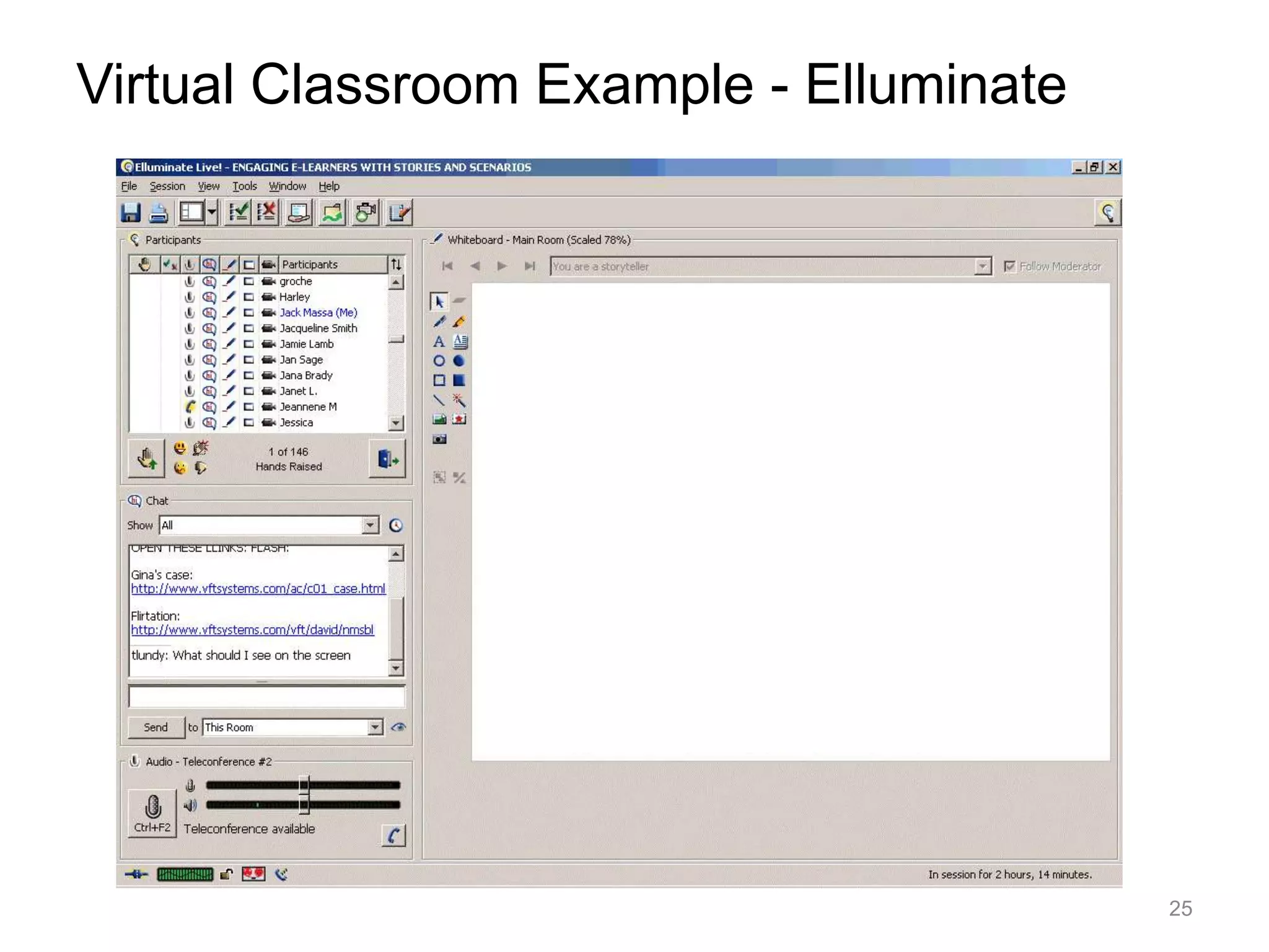 What is e-learning?Instruction delivered on a computer by way of disk, Internet, or intranetContent relevant to learning objectivesUses methods such as examples and practiceBuilds new knowledge and skillsUses media to deliver the contentInstructor-led (synchronous) or self-paced (asynchronous)- Clark and Mayer, e-Learning and the Science of Instruction 200818