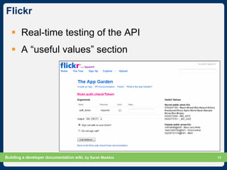 Building a developer documentation wiki | PPTX