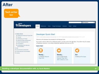Building a developer documentation wiki | PPTX