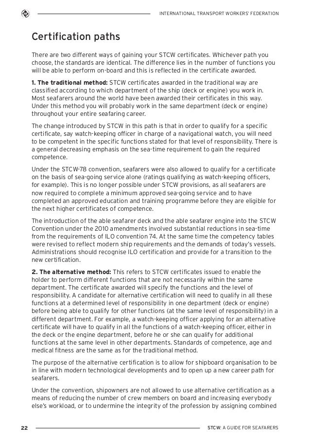 Stcw 2010 manila amendments