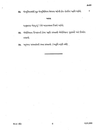 Standard 10th Science Important Question Paper