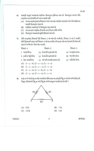 Standard 10th Science Important Question Paper