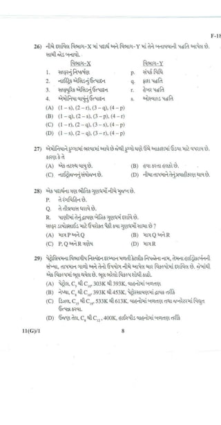 Standard 10th Science Important Question Paper