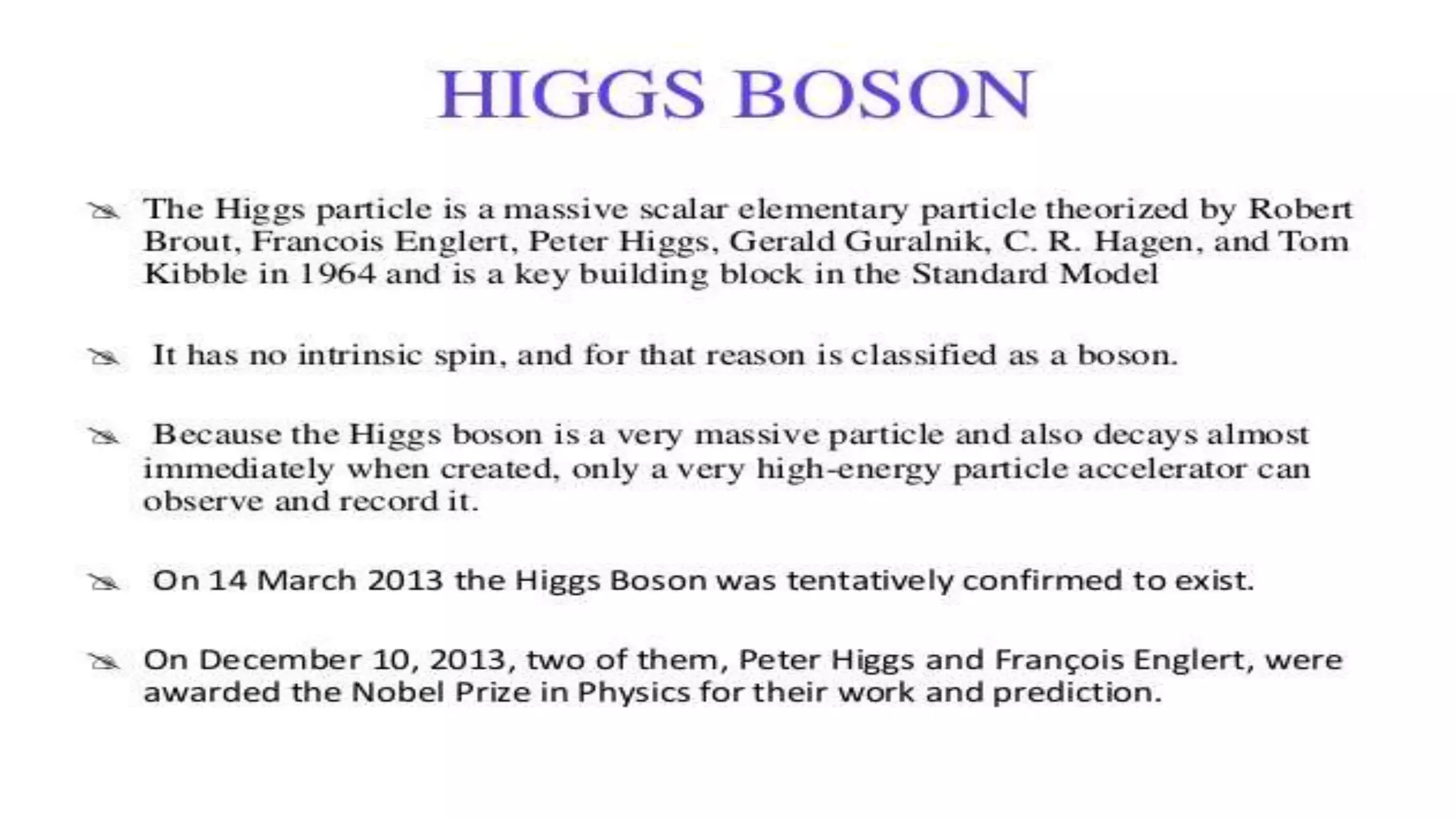 Standard model of elementary particles