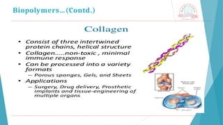 Biopolymers…(Contd.)
 
