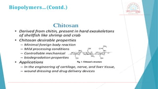 Biopolymers…(Contd.)
 