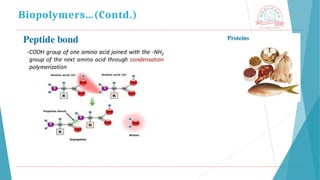 Biopolymers…(Contd.)
 