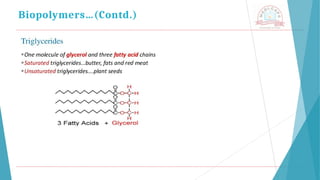 Biopolymers…(Contd.)
 