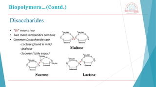 Biopolymers…(Contd.)
 