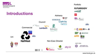 www.local.gov.uk
Introductions
 