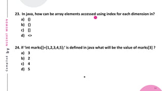 Std 12 Computer Chapter 9 Working with Array and String in Java ...