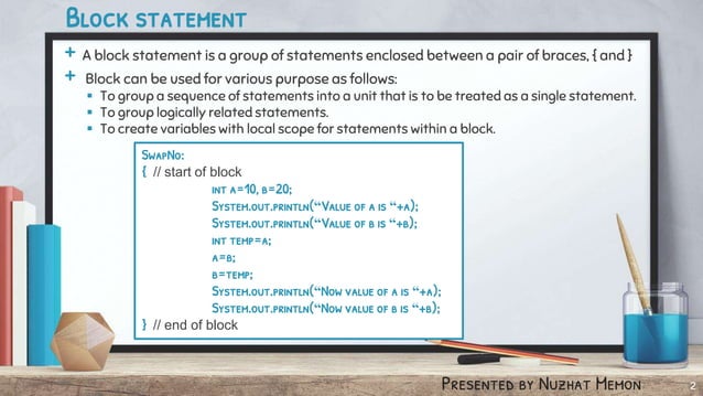 Std 12 computer java basics part 3 control structure | PPT