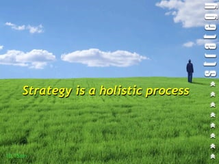 Strategy is a holistic process




10.15am
 